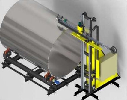 Column & Boom Welder &ndash; Job Rotates – Vessels & Silos automatic welding machine by MSC